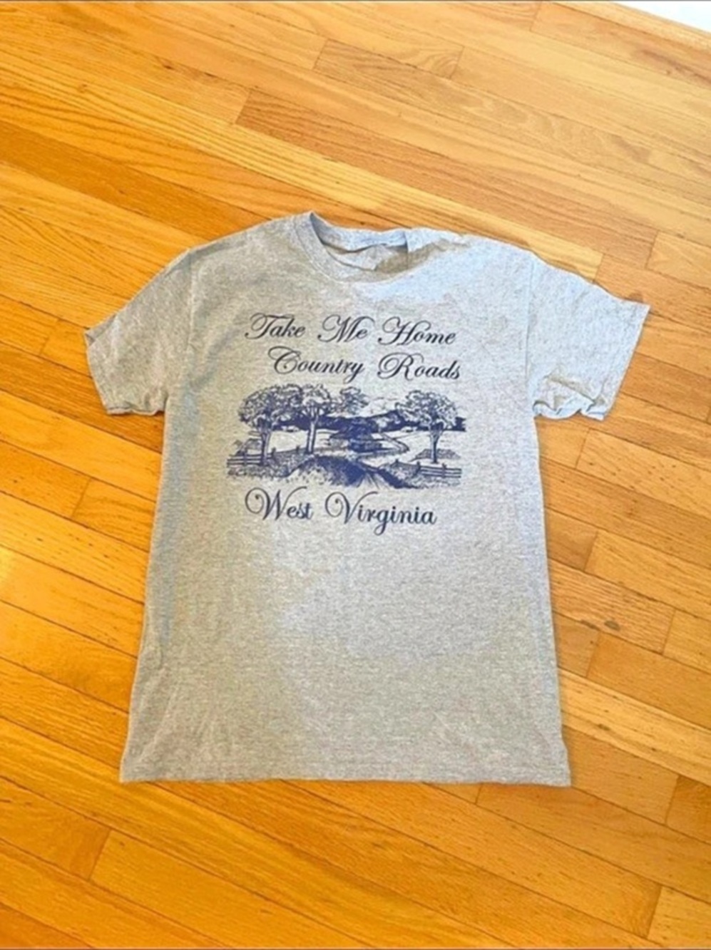 West Virginia Country Roads Vintage T-Shirt